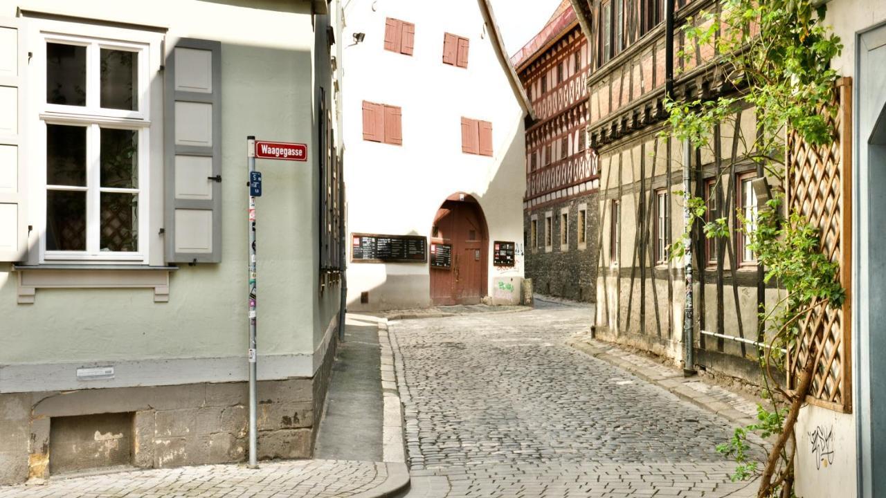 Gelber Loewe - Ferienwohnung In Der Erfurter Altstadt Kültér fotó